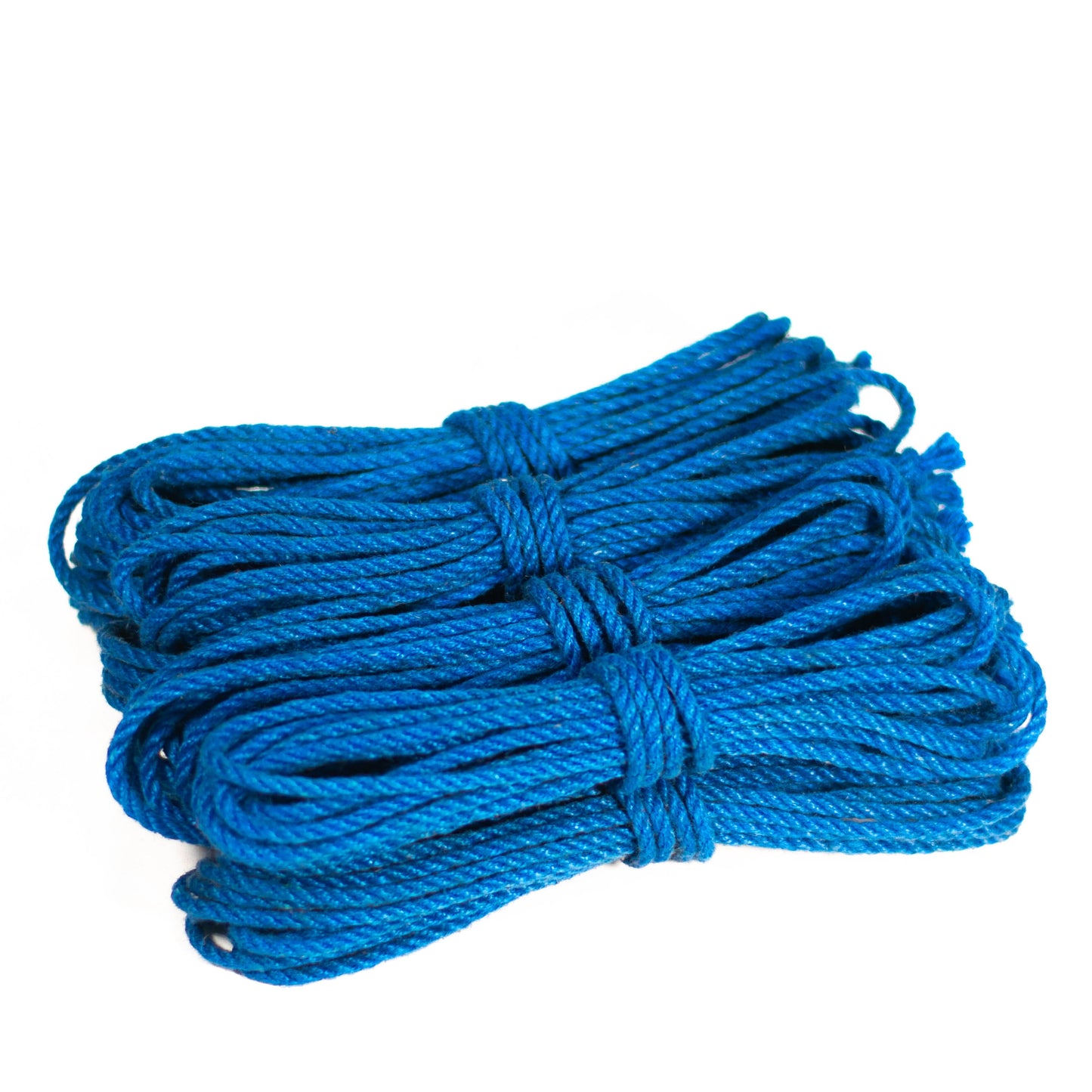N E W - Treated Rope - 4mm Anatomie Blue Jute Rope Shibari Rope Bundle of 8