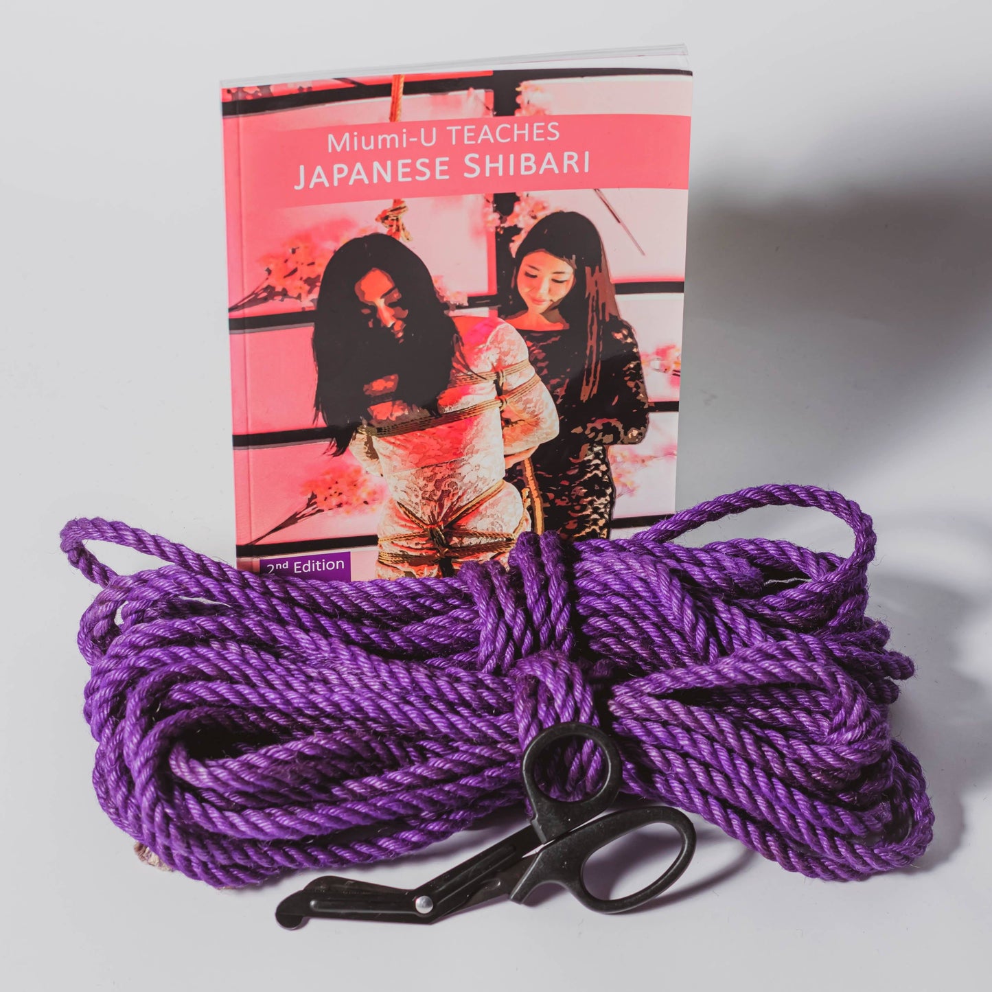 Super Beginners' Jute Rope Kit Shibari Rope Kit Purple