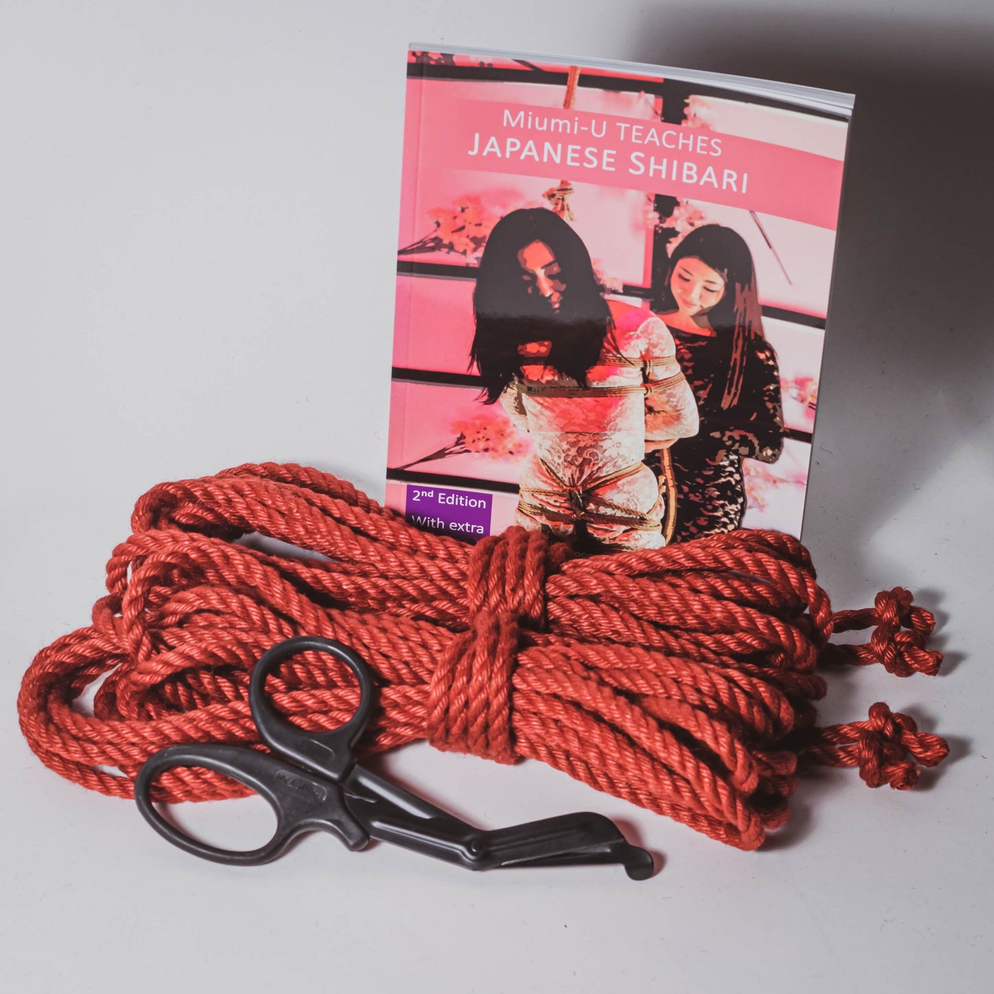 Super Beginners' Jute Rope Kit Shibari Rope Kit Red